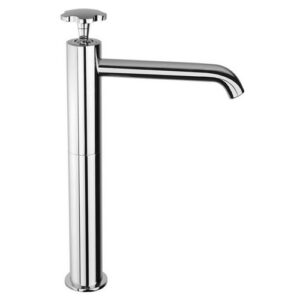 FRF203451 MONOCOMANDO LAVABO BE140 CON PROLUNGA C/SCAR STOP&OPEN CROMATO FIORELLO FRISONE - immagine 1