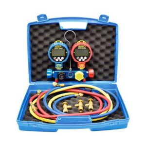 G17052 Kit 3 Tubi E Gruppo Manometrico Digitale Ferrari