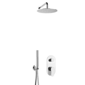 GR17351227048551 Kit doccia incasso,braccio soffione parete Girello FRISONE