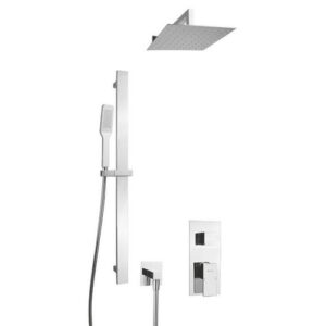 IK17352233222151 Kit doccia incasso, saliscendi, braccio soffione parete Ikona FRISONE