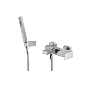 IKN330751 MISCELATORE VASCA ESTERNO C/SET DOCCIA ANTICALC.CROMATO IKONA FRISONE - immagine 1