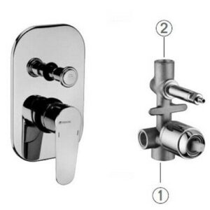 JO00014 Miscelatore doccia incasso due vie  JOY FRISONE - immagine 1