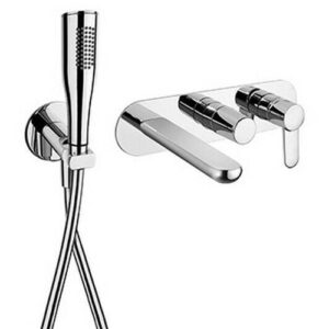 KETE413 Parte esterna monocomando vasca incasso TERRA FRISONE - immagine 1