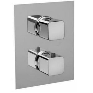 KETN267 Parte esterna Termostatico Doccia/Vasca incasso due uscite  IKONA FRISONE - immagine 1