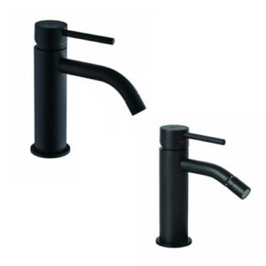 LIG07 Set lavabo e bidet nero opaco LIGHT PAFFONI