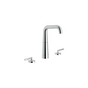 LK00211/2CR BATTERIA LAVABO 3 FORI BOCCA GIREVOLE SCARICO AUTOMATICO LIKID CROMO NOBILI - immagine 1
