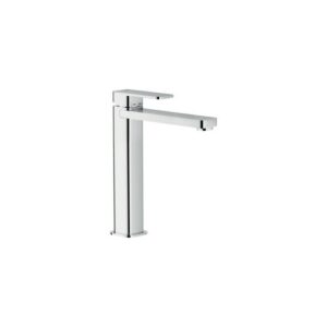 LP90128/2CR RUBINETTO MONOCOMANDO LAVABO A BACINELLA SCARICO AUTOMATICO LOOP CROMO NOBILI - immagine 1