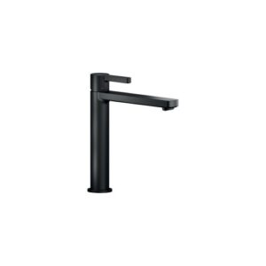 LR116128/2BM RUBINETTO MONOCOMANDO LAVABO BACINELLA SCARICO AUTOM. PUSH 1"1/4 NERO OPACO NOBILI - immagine 1