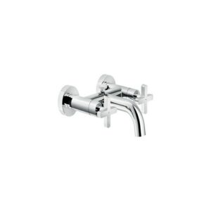 LR116210/1CR GRUPPO VASCA ESTERNO BICOMANDO SENZA DUPLEX CROMO NOBILI - immagine 1