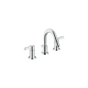 LR116215/1T1CR RUBINETTO MISCELATORE BIDET TRE FORI CON SCARICO T1 CROMO NOBILI - immagine 1