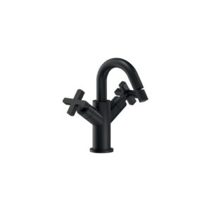 LR116219/2BM MONOFORO BIDET CON SCARICO PUSH NERO OPACO NOBILI - immagine 1