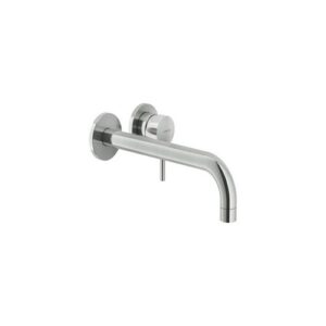 LV00199/2IX RUBINETTO MONOCOMANDO LAVABO A PARETE INCASSO BOCCA 250mm CON ROSONI LIVE NICKEL SPA NOBILI - immagine 1