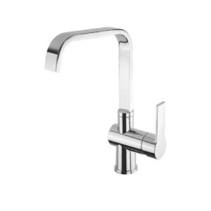 MAF0X0151 MONOFORO LAVABO XL CANNA LAMA "U" GIR. T/C SENZA SCARICO CROMATO MARVEL FRISONE