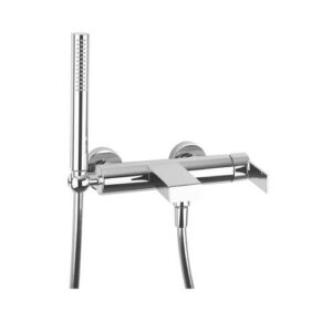 MAM0P8451 MONOCOMANDO VASCA EST.DEVIATORE AUT.supp. integrato.CROMATO MARVEL FRISONE - immagine 1