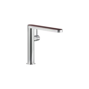 MH109113RJCR RUBINETTO MISCELATORE LAVELLO CANNA GIREVOLE CON LAMINATO SU BOCCA CROMO NOBILI