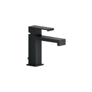 MI102118/1BM RUBINETTO MONOCOMANDO LAVABO CART.Ø28 CON SCARICO 1"1/4 MIA NERO OPACO NOBILI - immagine 1
