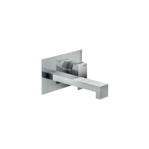 MI102198/1IX RUBINETTO MISCELATORE LAVABO INCASSO A PARETE BOCCA 200MM MIA INOX NOBILI - immagine 1