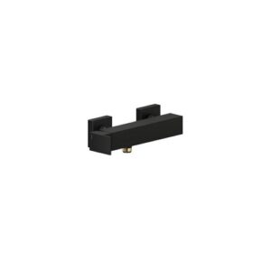 MQ102130BM RUBINETTO MONOCOMANDO DOCCIA ESTERNA ROSONI QUADRI MIAQ NERO OPACO (VEL NOBILI - immagine 1