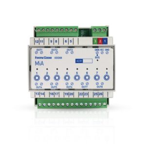 ODD08  Modulo 8 relè da 12A e pulsanti ausiliari FANTINI COSMI - immagine 1