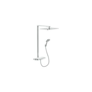 PN115030/30CR RUBINETTO MISCELATORE TERMOSTATICO DOCCIA 2 VIE CON RAMPA  BIANCO CROMO NOBILI - immagine 1