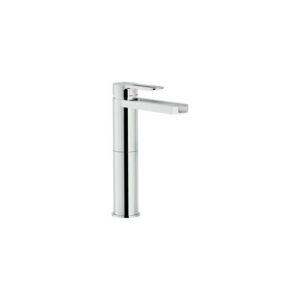 RDC0128/2CR RUBINETTO MONOCOMANDO LAVABO BACINELLA A CASCATA SCARICO AUTOMATICO NEW ROAD CROMO NOBILI - immagine 1