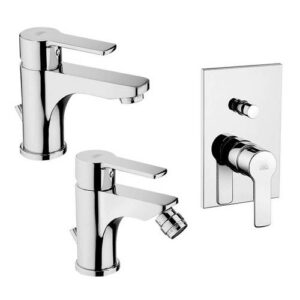 RED03 lavabo + bidet + incasso doccia con deviatore RED PAFFONI