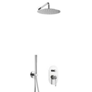 RG14351427118551 Kit doccia incasso, braccio soffione parete Riguardo FRISONE