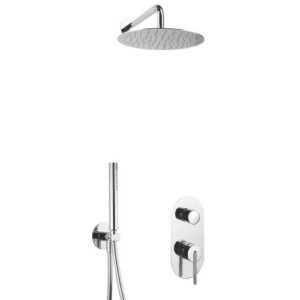 RM17351427118551 Kit doccia incasso,braccio soffione parete RADIUSMIX FRISONE - immagine 1
