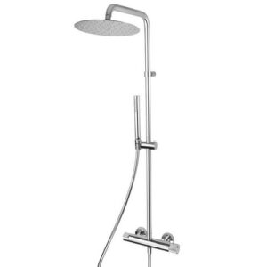 RT026358551 Kit doccia  con colonna doccia  h. 91 soffione doccia DO085 CROMO FRISONE - immagine 1