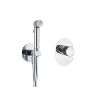 RT15H1123551 KIT DOCCIA INCASSO CON SET DOCCIA SHUT-OFF CROMATO RIGATINO FRISONE