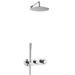 RT27451427008451 Kit doccia incasso , braccio soffione parete RIGATINO FRISONE - immagine 1