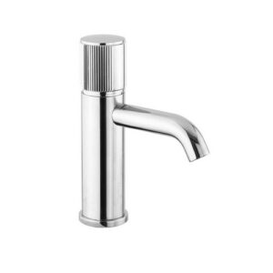 RTF200051 LAVABO CON FLESSIBILI C/SCARICO AUTOM. CROMATO RIGATINO FRISONE