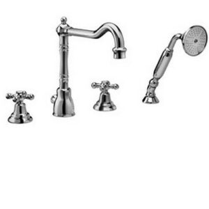 SYGT612 Gruppo bordo vasca 4 fori c/deviatore  SYMPHONIE FRISONE