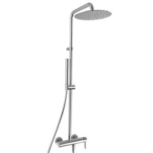TE025358451 KitMISCELATORE  Terra colonna h.106 soffione TS0235 docci DO0084 CROMATO FRISONE