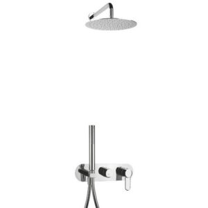 TE27351235008551 Kit doccia incasso , braccio soffione parete FRISONE - immagine 1