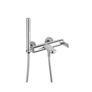 TEM0P8451 MONOCOMANDO VASCA ESTERNO C/SET DOCCIA CROMO TERRA FRISONE - immagine 1