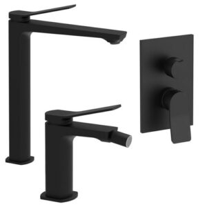 TI04 Set lavabo prolungato bidet incasso doccia 2 uscite TILT PAFFONI