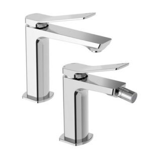 TI11 Set lavabo e bidet cromato TILT PAFFONI