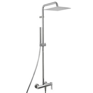 TQ026338451 Kit doccia colonna doccia  h. 92 soffione doccia cromato FRISONE