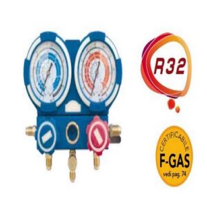 TSC200005 GRUPPO MANOMETRICO A SECCO A DUE VIE CON PROTEZIONE IN GOMMA PER R32 TECNOSYSTEMI