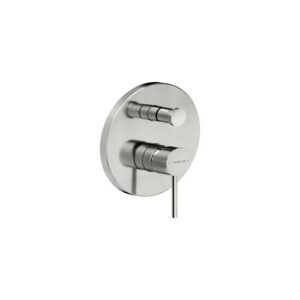 VE125100/EIX RUBINETTO MONOCOMANDO DOCCIA INCASSO CONDEVIAZIONE PARTE ESTERNA INOX NOBILI - immagine 1