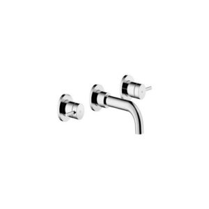 VE125298/ECR RUBINETTO MISCELATORE BICOMANDO LAVABO AD INCASSO A PARETE BOCCA MM.150 CROMO NOBILI