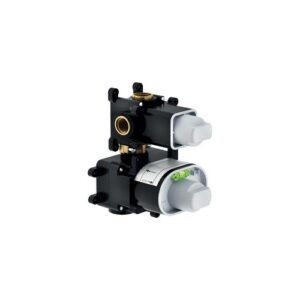 WE00102 KIT CORPO RUBINETTO MISCELATORE INCASSO DOCCIA TERMOSTATICO A 2 VIE CROMO "WELLBOX" NOBILI - immagine 1