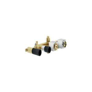 WE81201/QCR KIT SOLO CORPO INCASSO VASCA RUBINETTO MONOCOMANDO 2 VIE VERSIONE QUADRA CROMO NOBILI