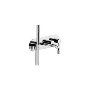 WEBK110/90TCR KIT RUBINETTO MONOCOMANDO VASCA INCASSO CROMO NOBILI