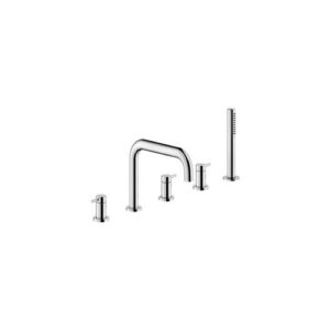 WEBK204/VECR KIT BATTERIA 5 FORI BORDO VASCA CROMO NOBILI - immagine 1