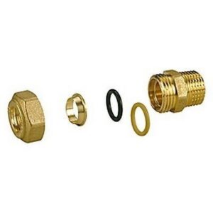 R180M Raccordo diritto filettato maschio R180MY120 3/4" x 16 GIACOMINI - immagine 1