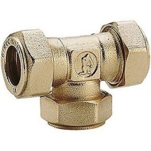 R564 Raccordo a T per tubi in rame R564Y006 Ø 15 GIACOMINI - immagine 1