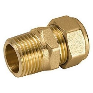 311 Raccordo diritto filettato maschio tubi in rame 311Y003 3/4" x 22 GIACOMINI