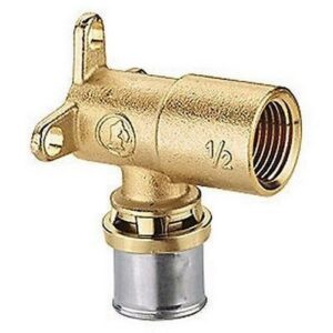 RM139 Raccordo a gomito filettato femmina RM139Y033 1/2" x (16 x 2) GIACOMINI - immagine 1